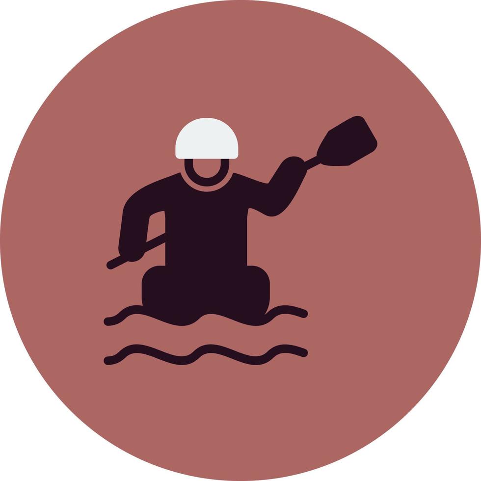 Rafting Vector Icon