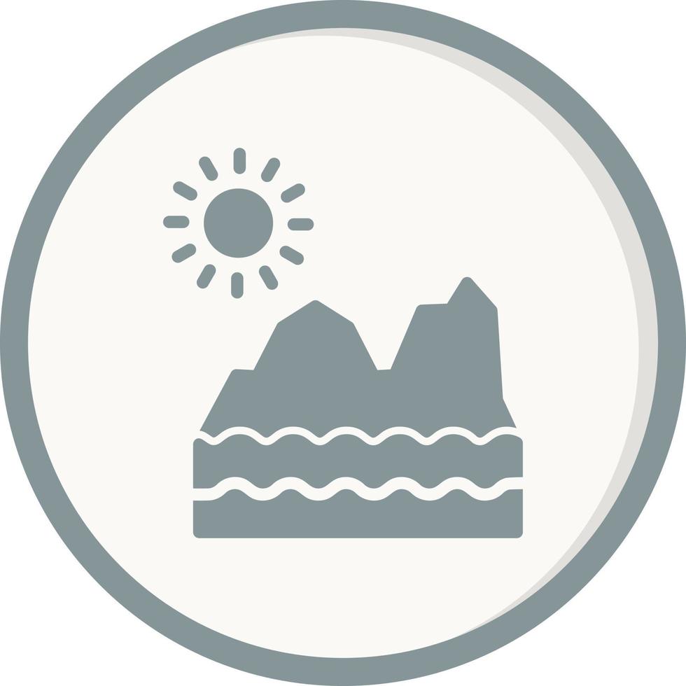 Glacier Vector Icon