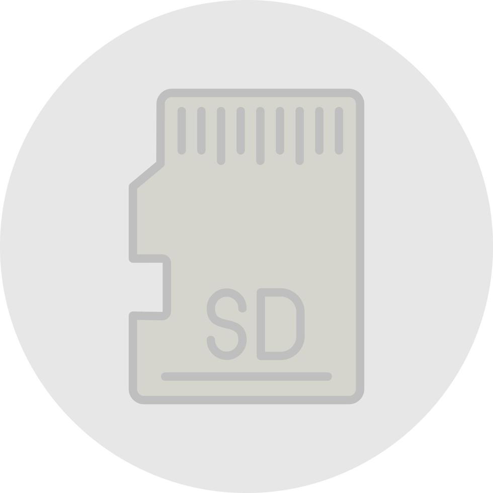 Sd Card Vector Icon Design