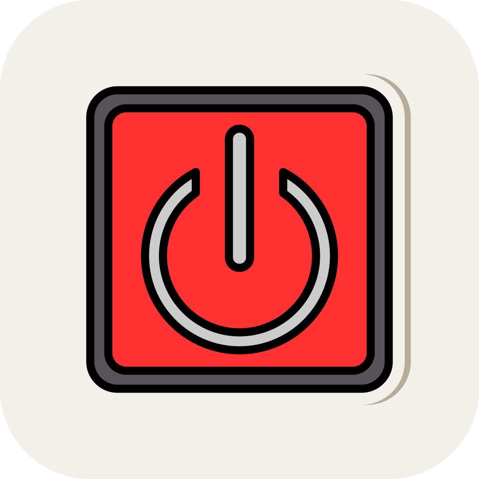 Power Button Vector Icon Design
