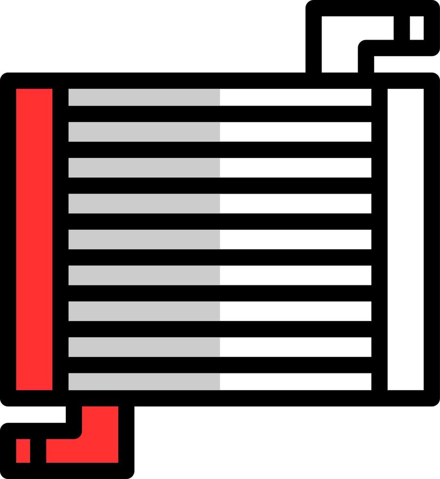 Radiator Vector Icon Design