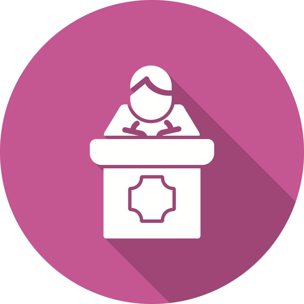 Public Speaking Vector Icon