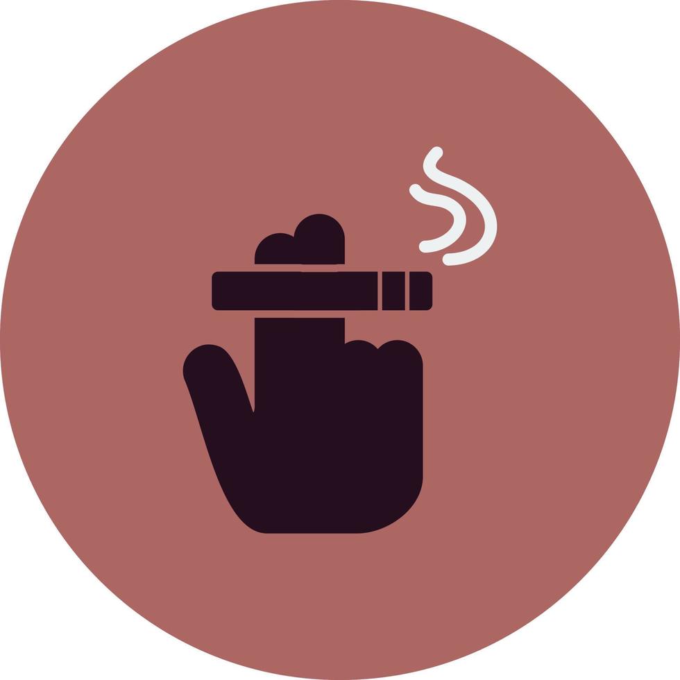 icono de vector de cigarrillo