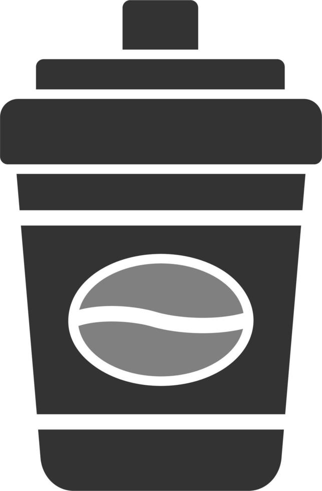 Disposable coffee cup Vector Icon