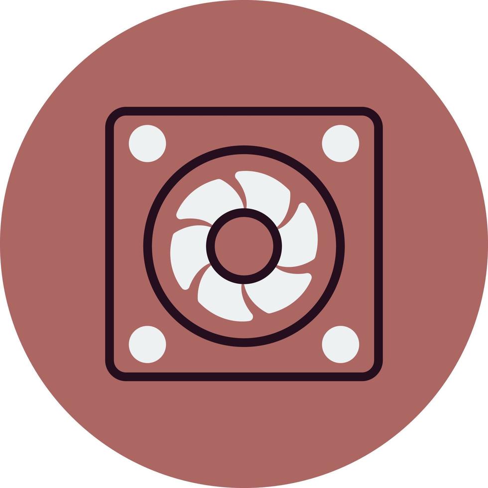 Cooling Fan Vector Icon