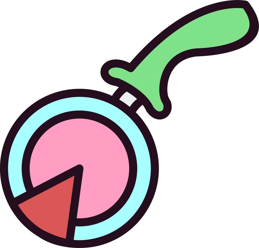 Pizza Cutter Vector Icon