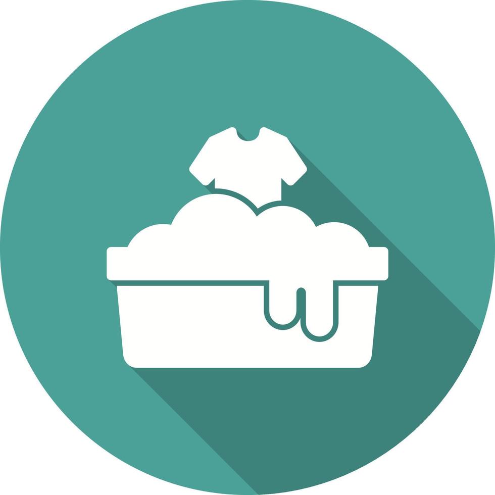 Washing clothes Vector Icon