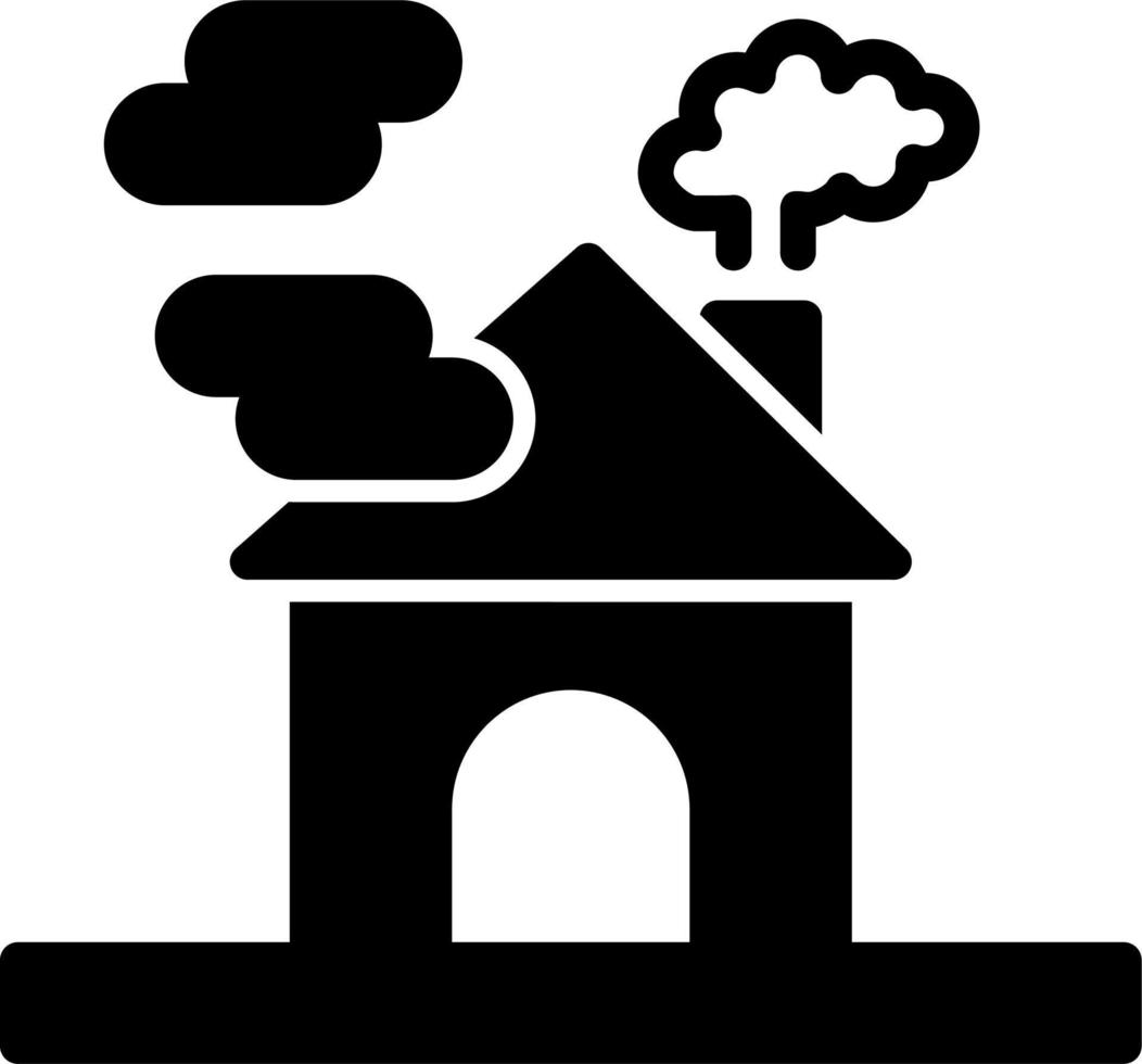 niebla tóxica vector icono