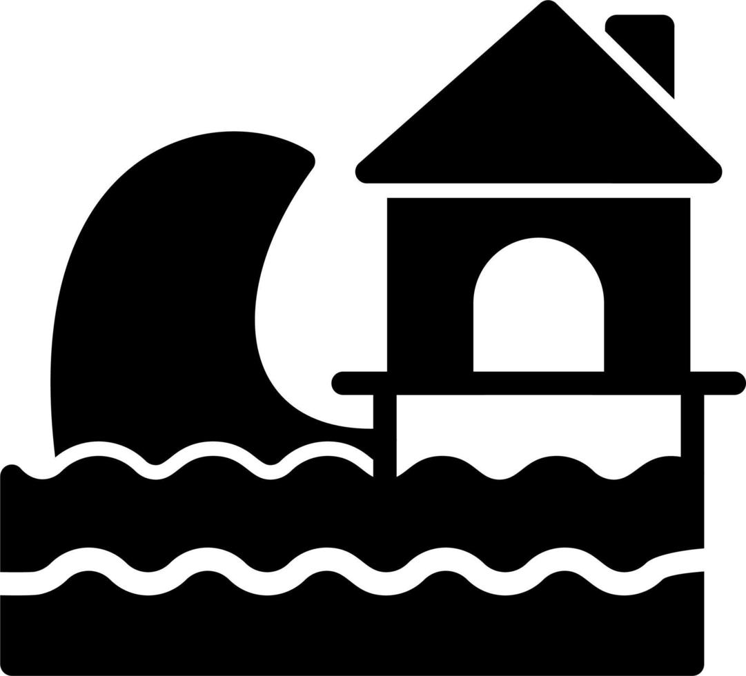 tsunami vector icono