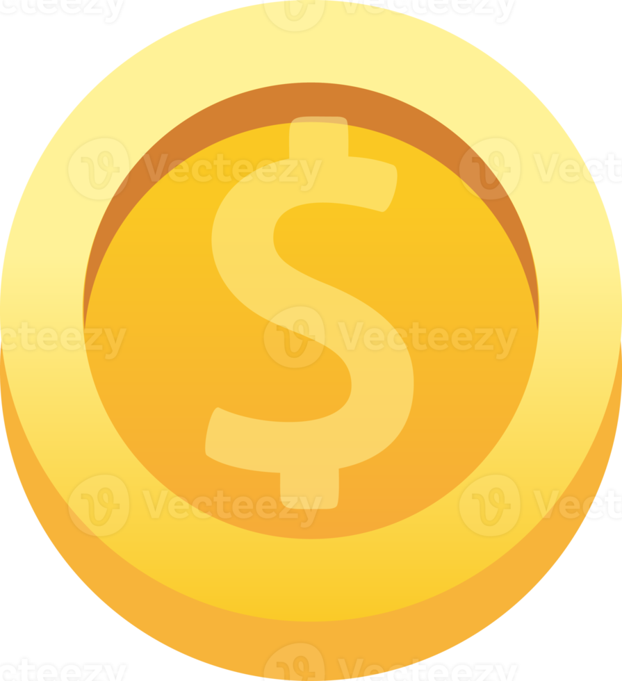 dollar money gold coin currency png