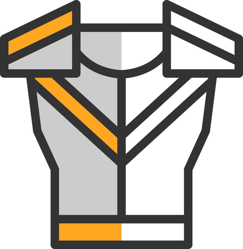 diseño de icono de vector de armadura