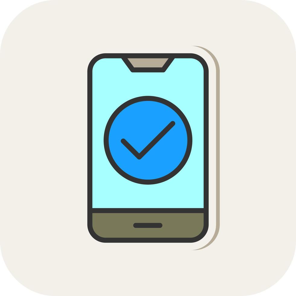 Checked Vector Icon Design
