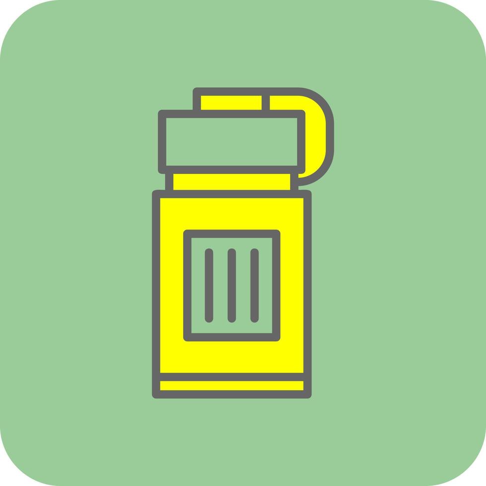 Water Bottle Vector Icon Design