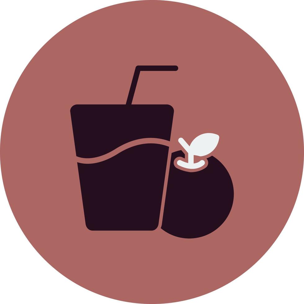 icono de vector de jugo de naranja