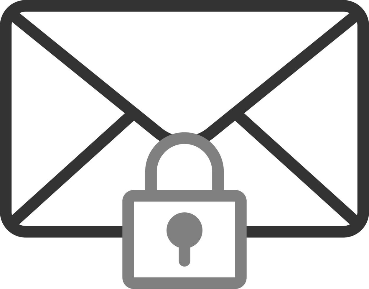 Mail Security Vector Icon