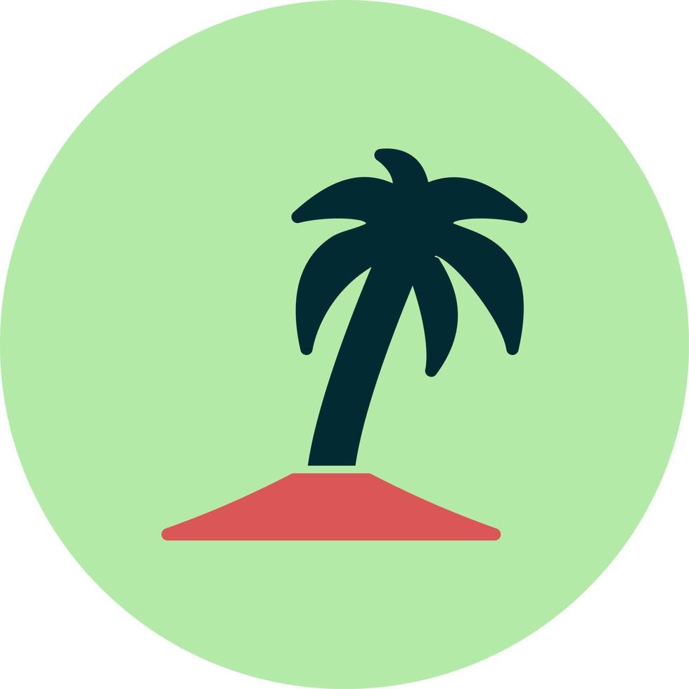 icono de vector de árbol de Palma