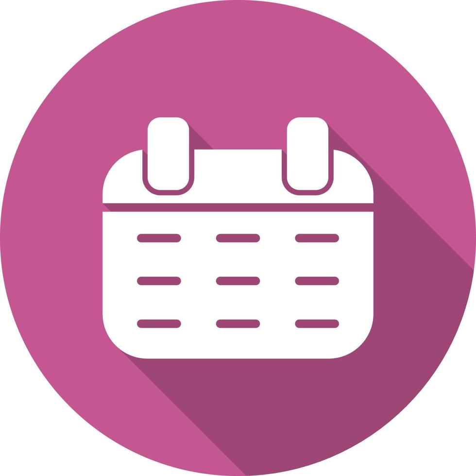 icono de vector de calendario