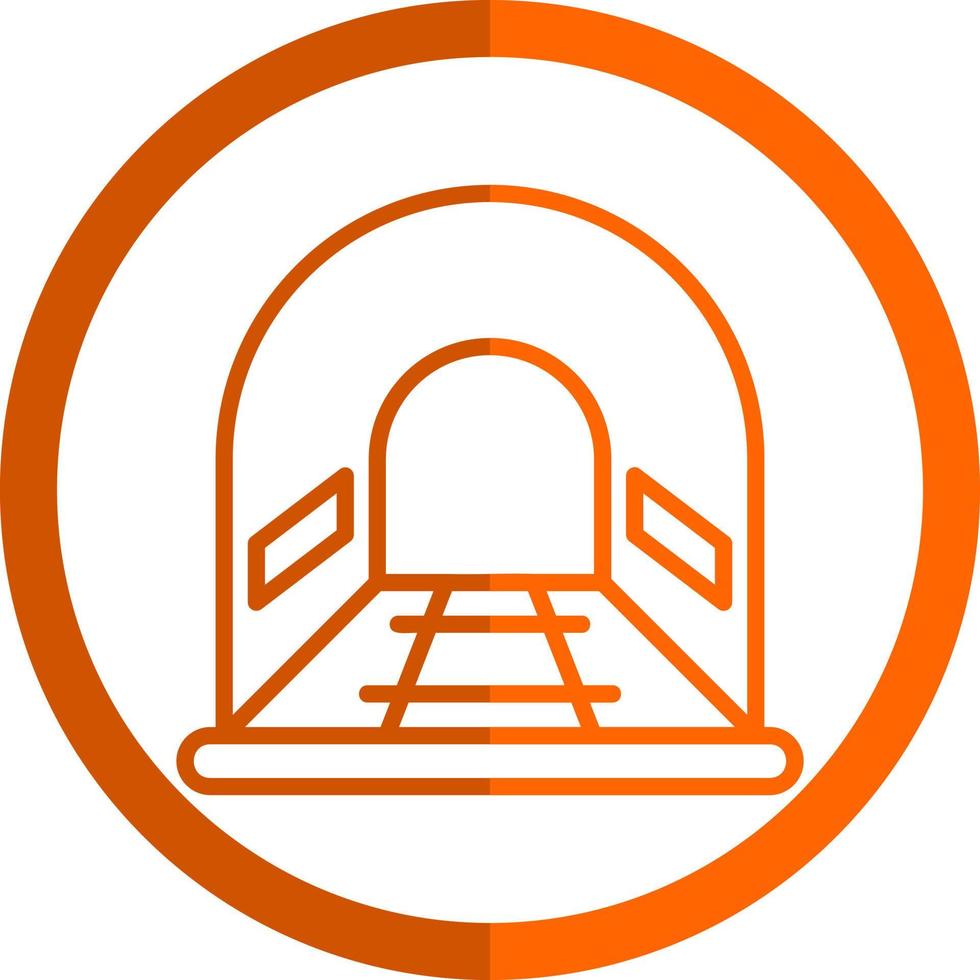 Tunnel Vector Icon Design