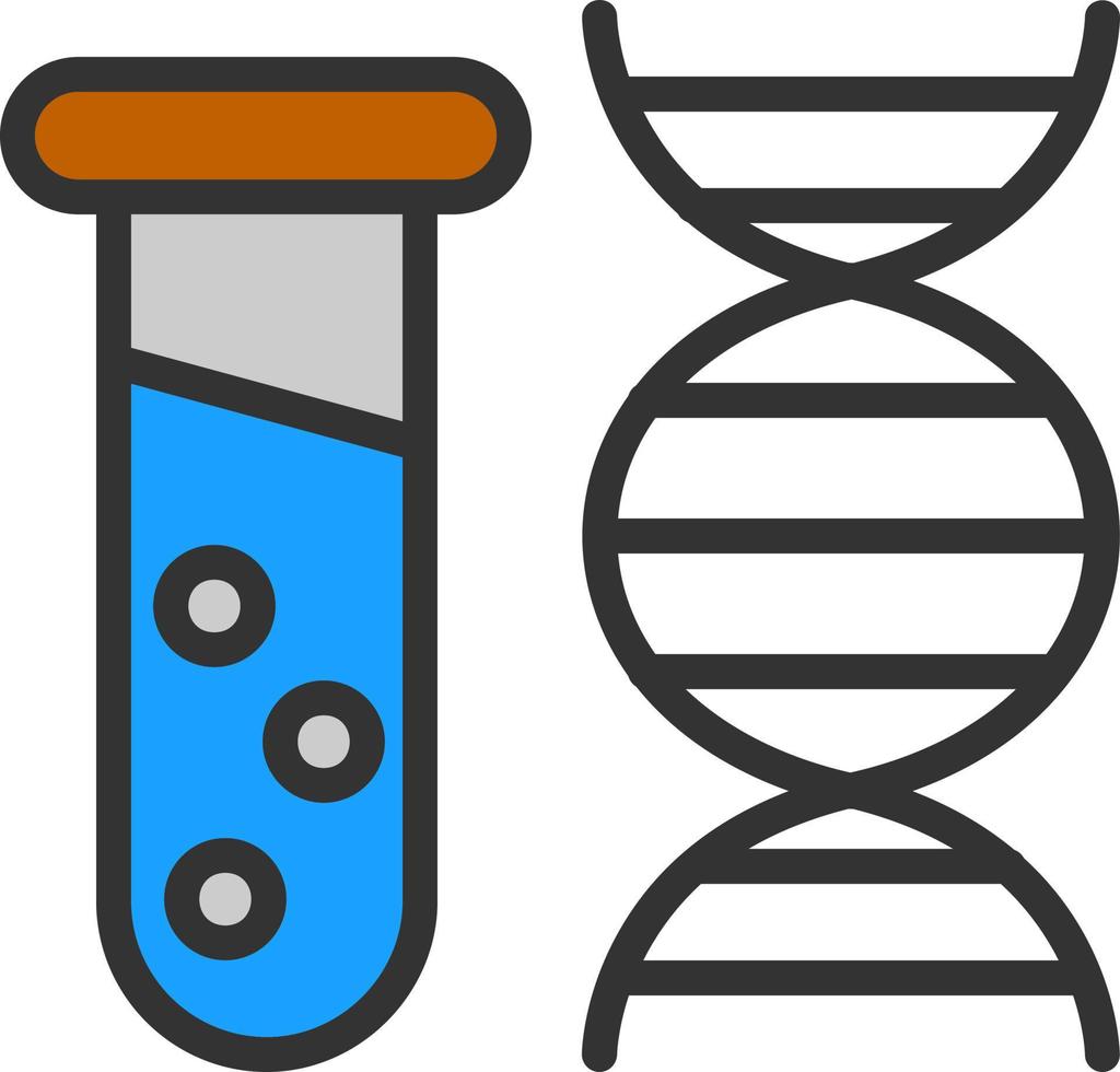 Dna Test Vector Icon Design