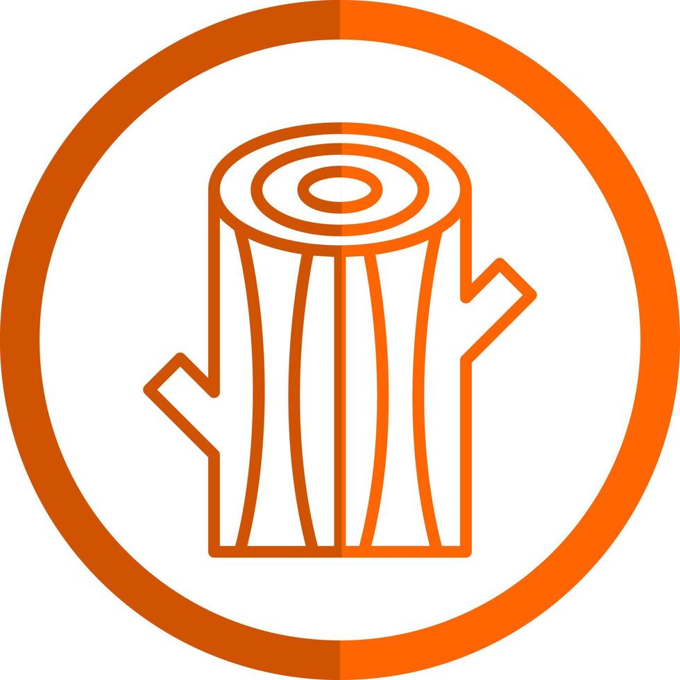 Log Vector Icon Design
