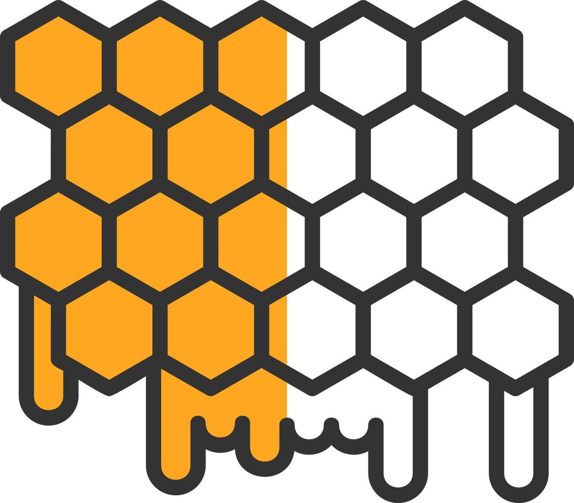 Honeycomb Vector Icon Design