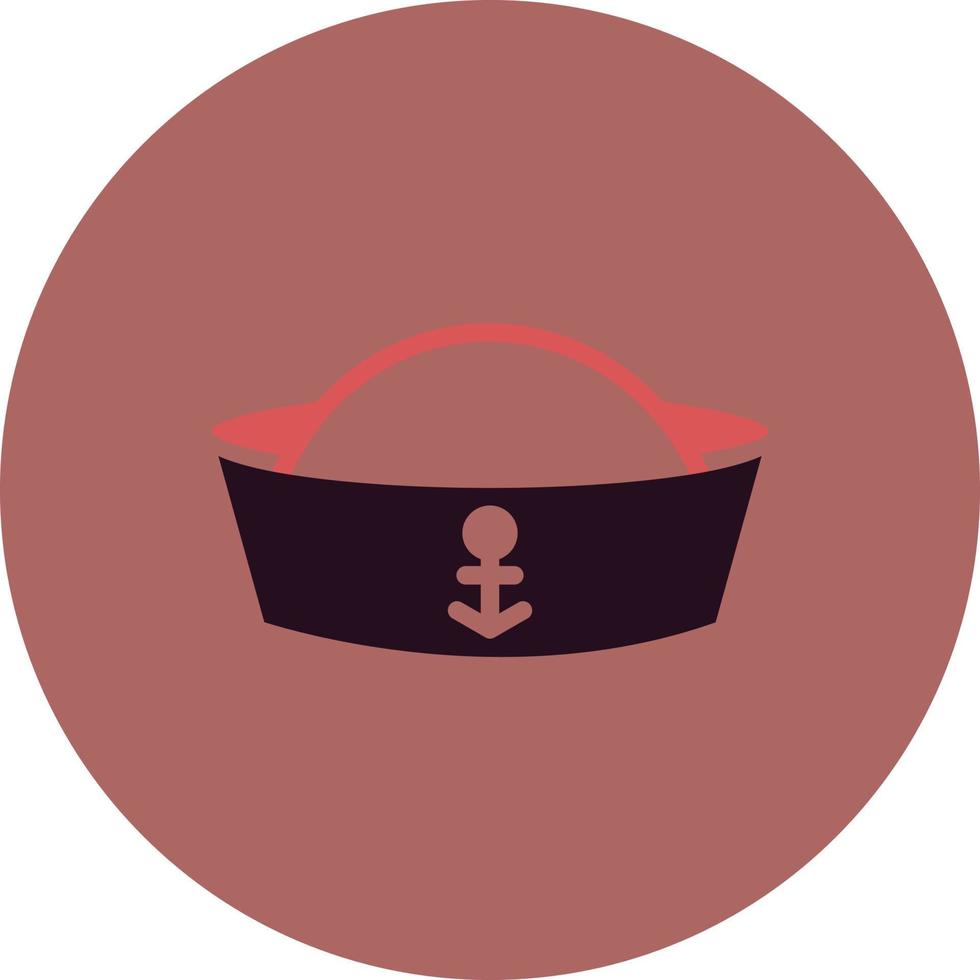 marinero gorra vector icono