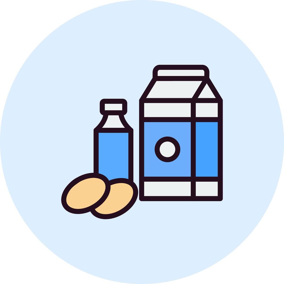 Dairy Products Vector Icon