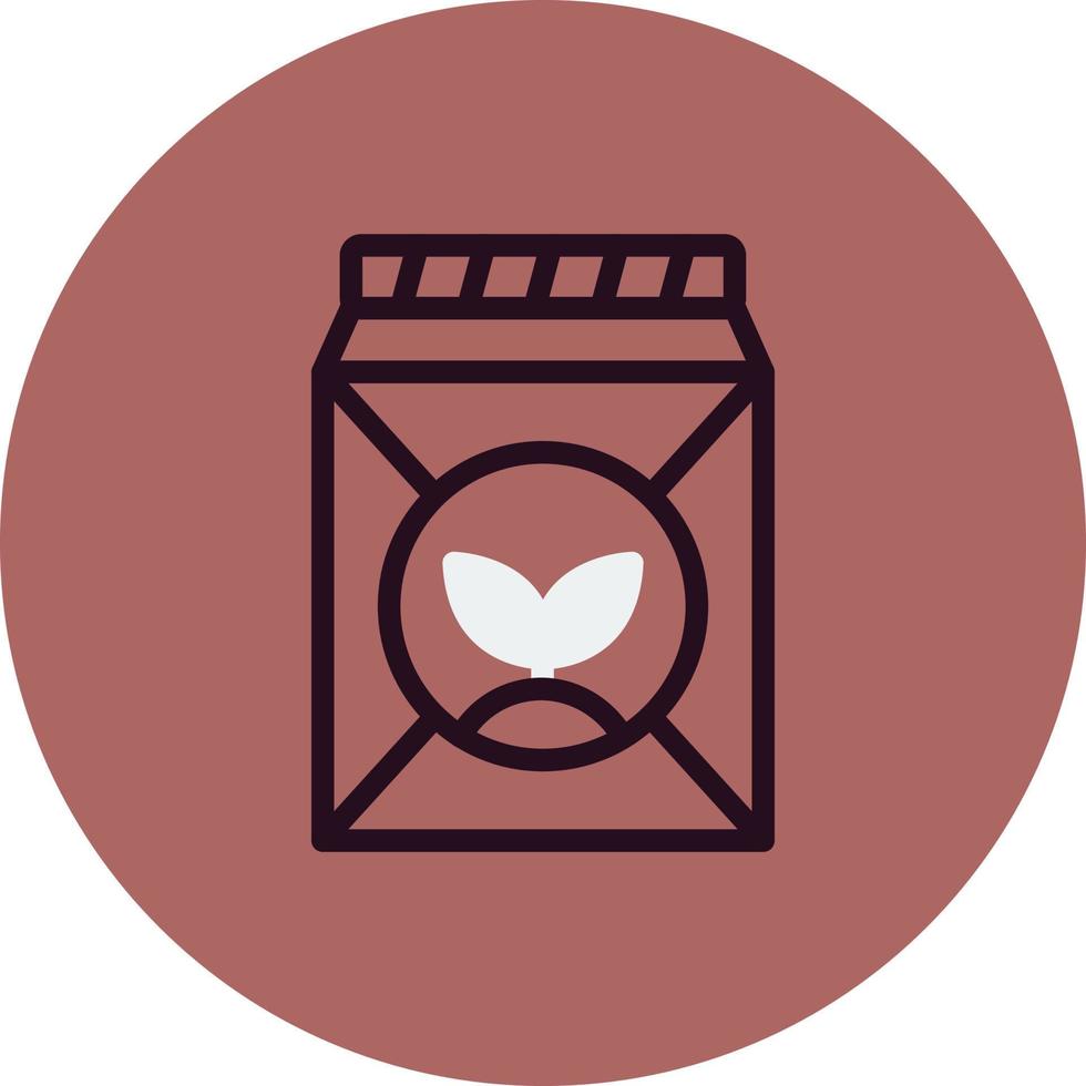 Seed Bag Vector Icon