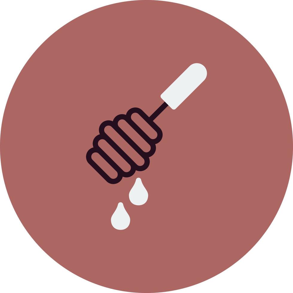 Honey Dipper Vector Icon