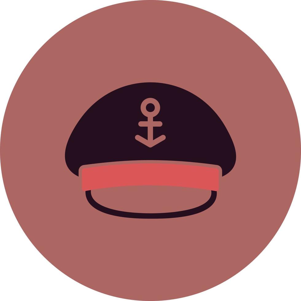 Captain Cap Vector Icon