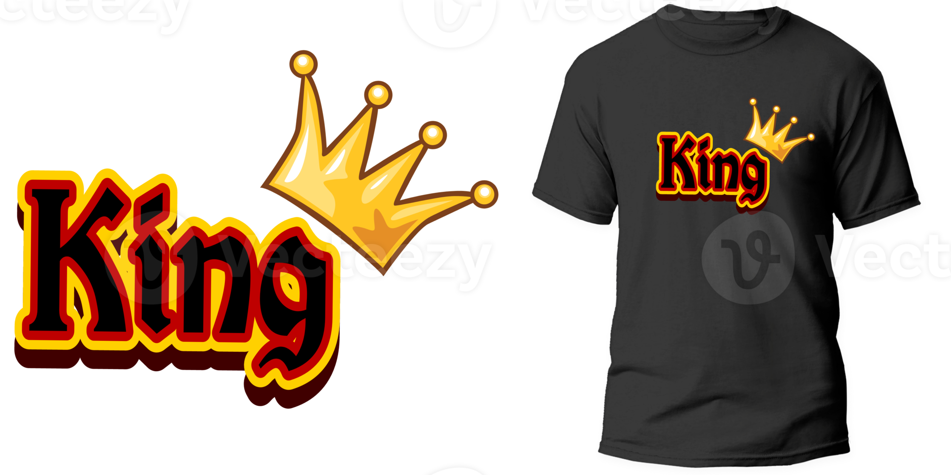 transparente camiseta logotipo Projeto com impresso exemplos adequado para tela impressão Camisetas e outdoors, faixas e logotipos, máscaras, meias, calça, sapato, chapéus rei modelo png