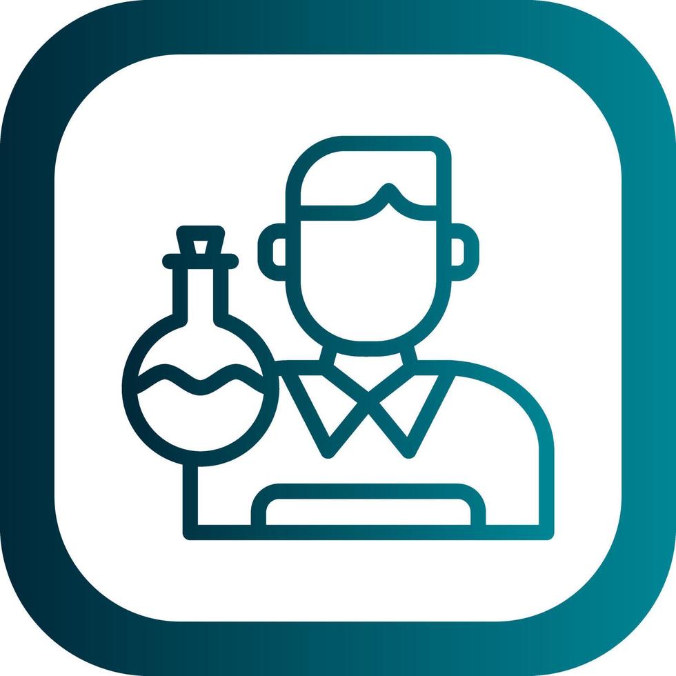 Scientist Vector Icon Design