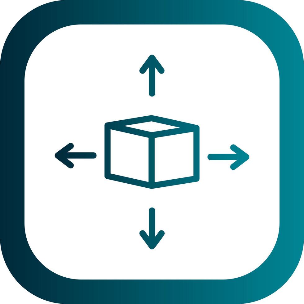 3d Model Vector Icon Design