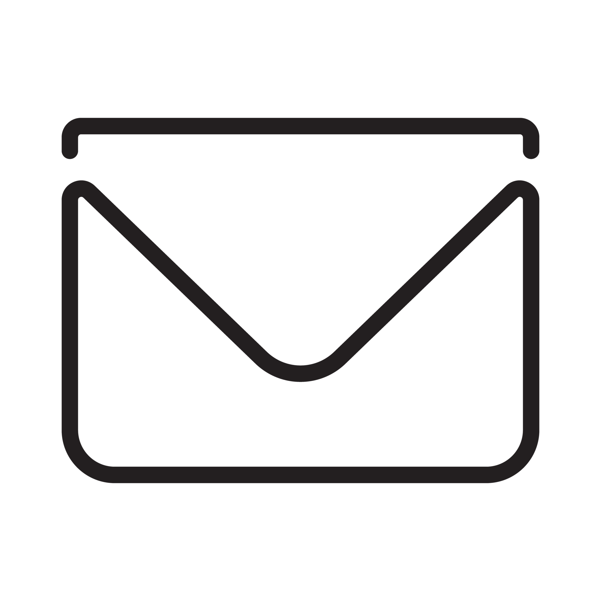 email and mail icon black 20009588 PNG