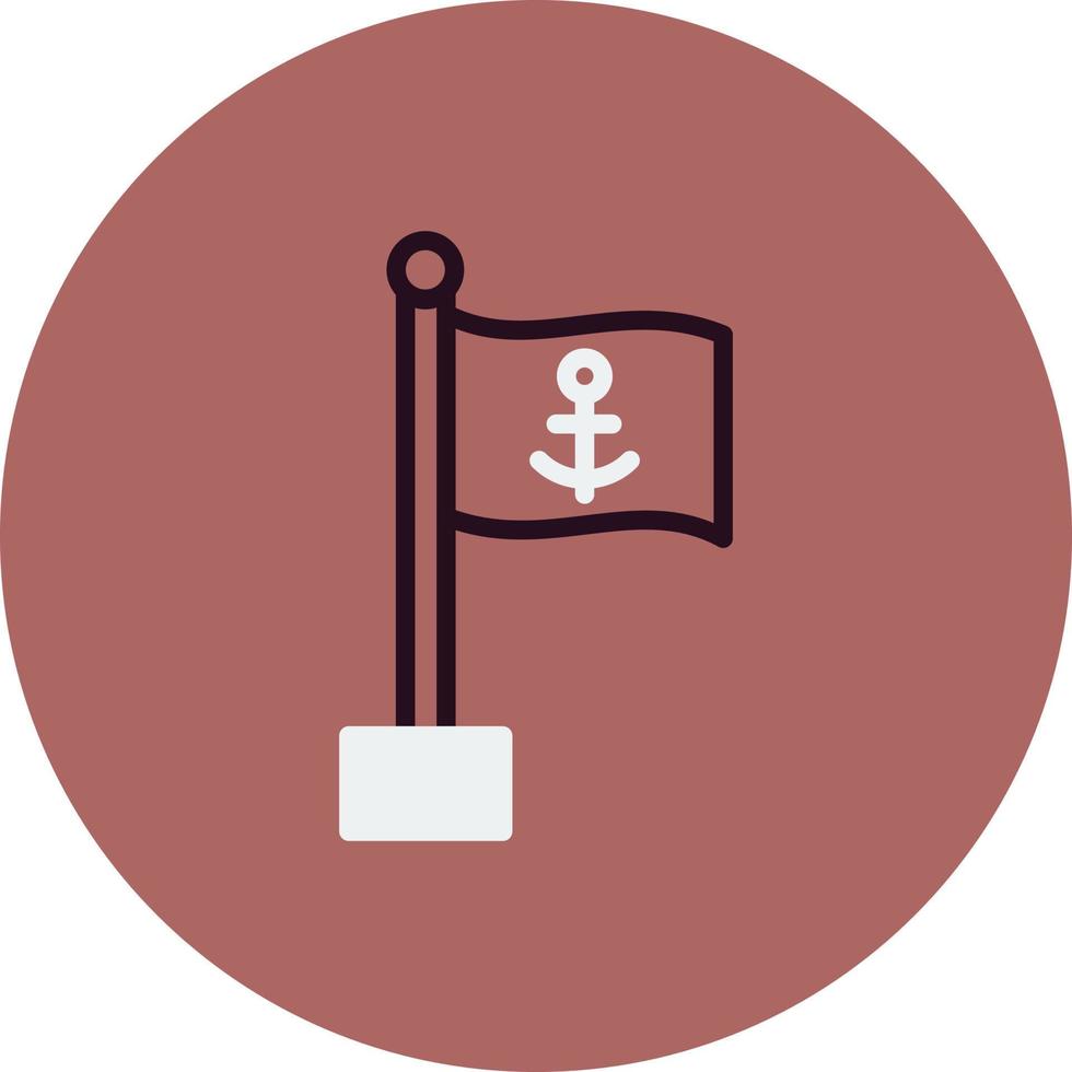 Sea Flag Vector Icon