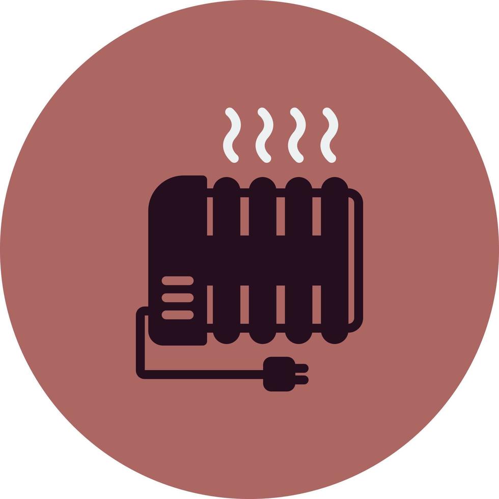 Radiator Heating Vector Icon