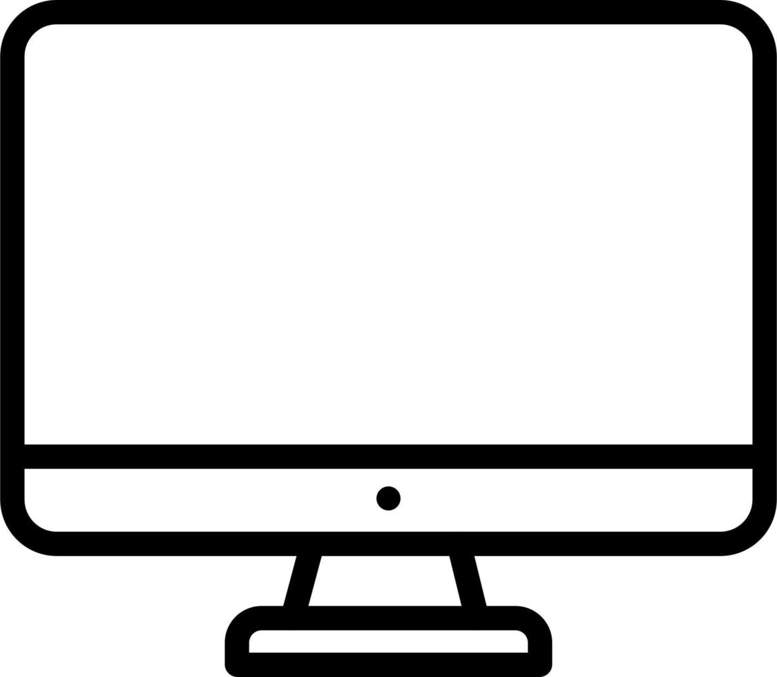 Moniter Vector Icon