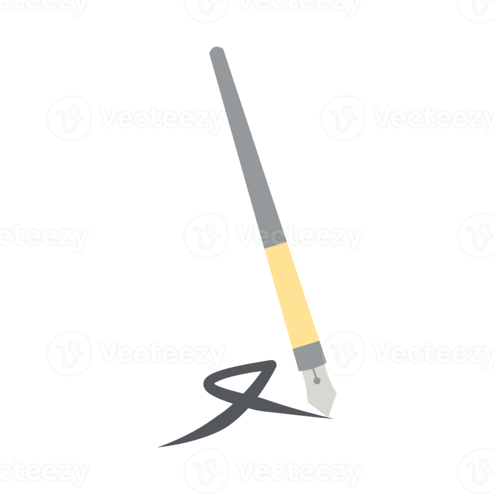 klassiek fontein balpen wijnoogst pen tekening tekening lijn png