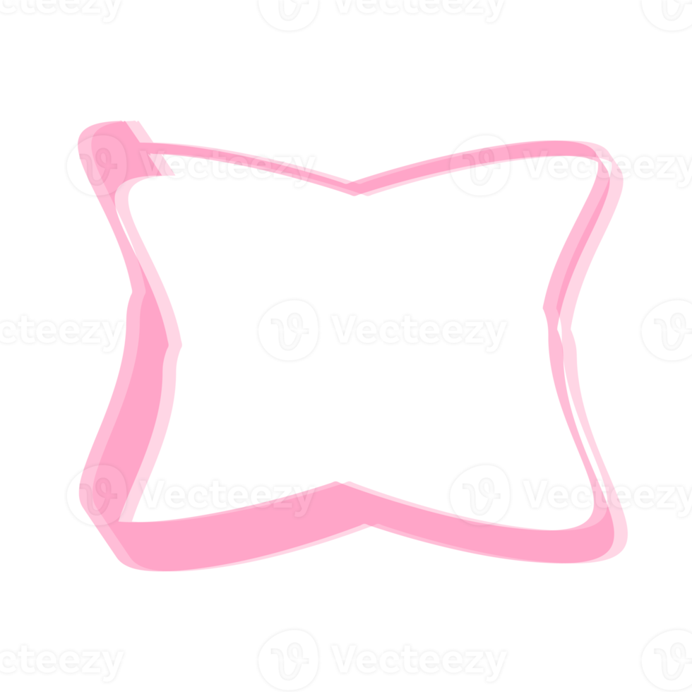 Basic Figures Shape Drawn Using Highlighter Marks png