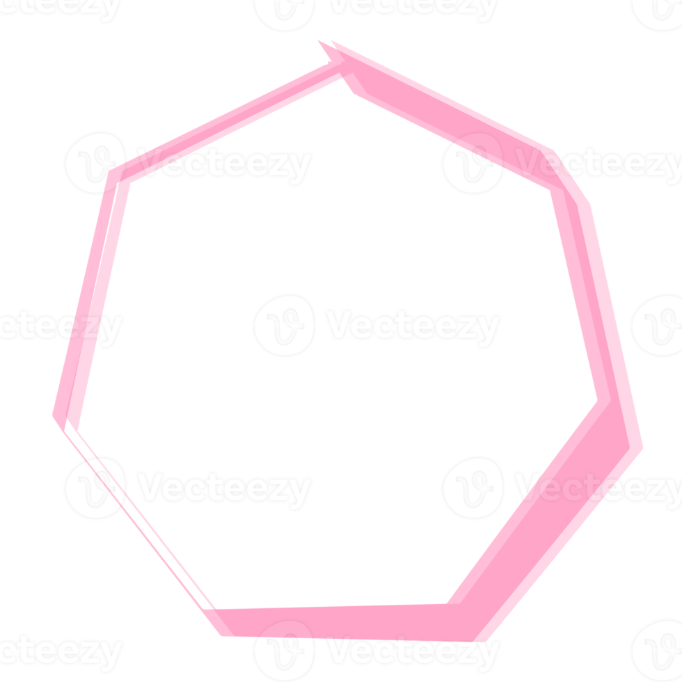 Basic Figures Shape Drawn Using Highlighter Marks png