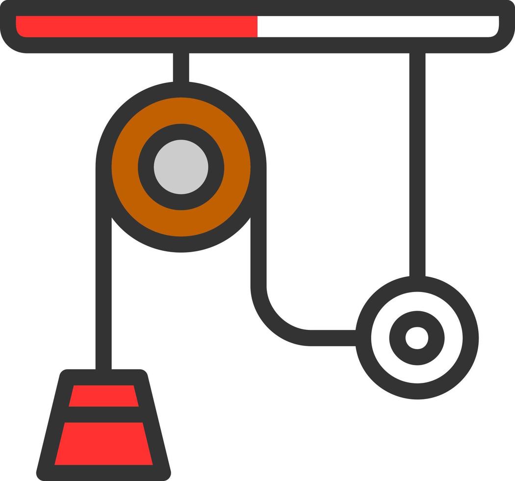 Pulley Vector Icon Design