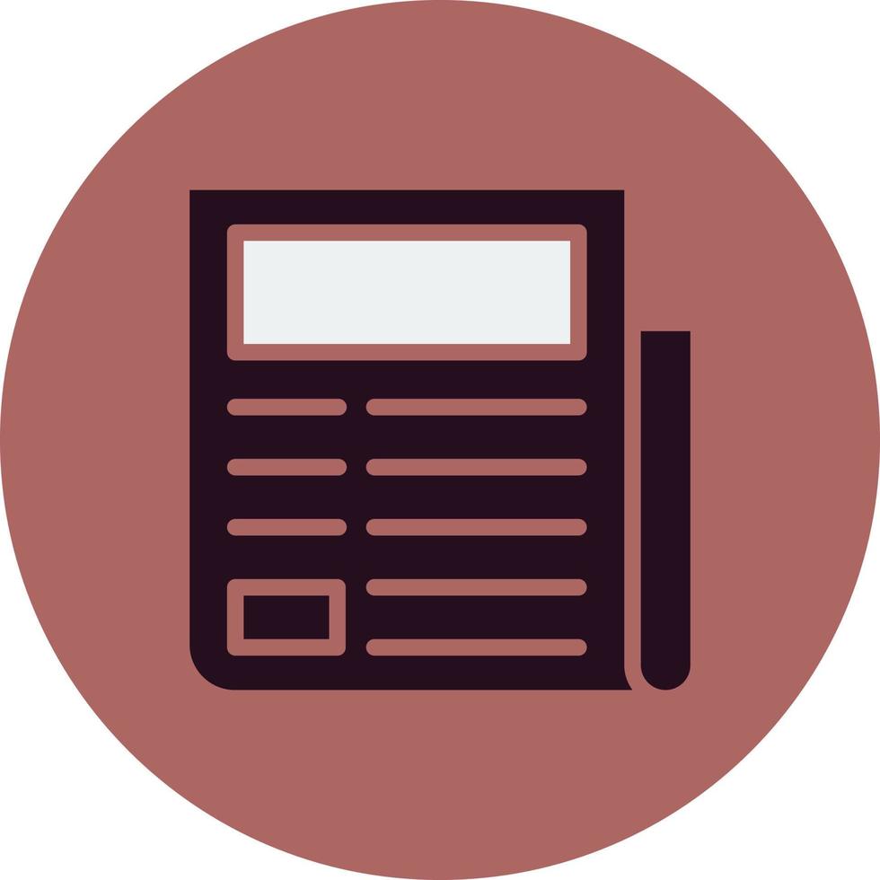 Newspaper Vector Icon