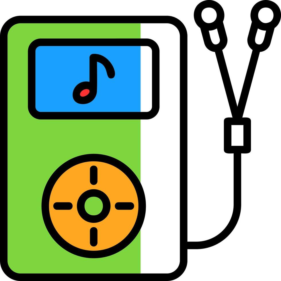 diseño de icono de vector de mp3