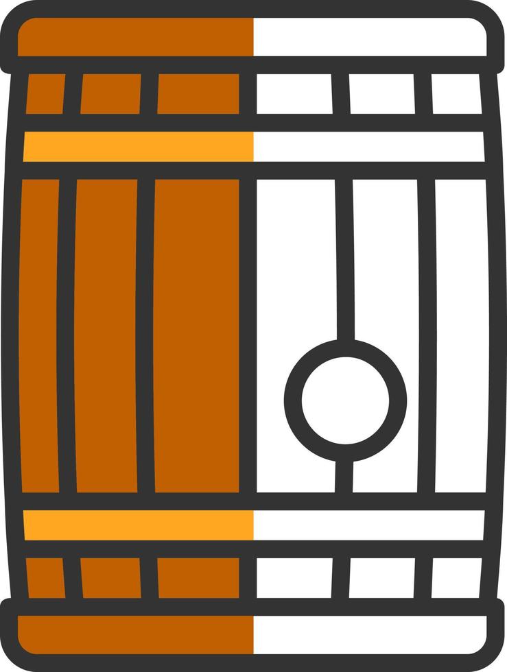diseño de icono de vector de barril