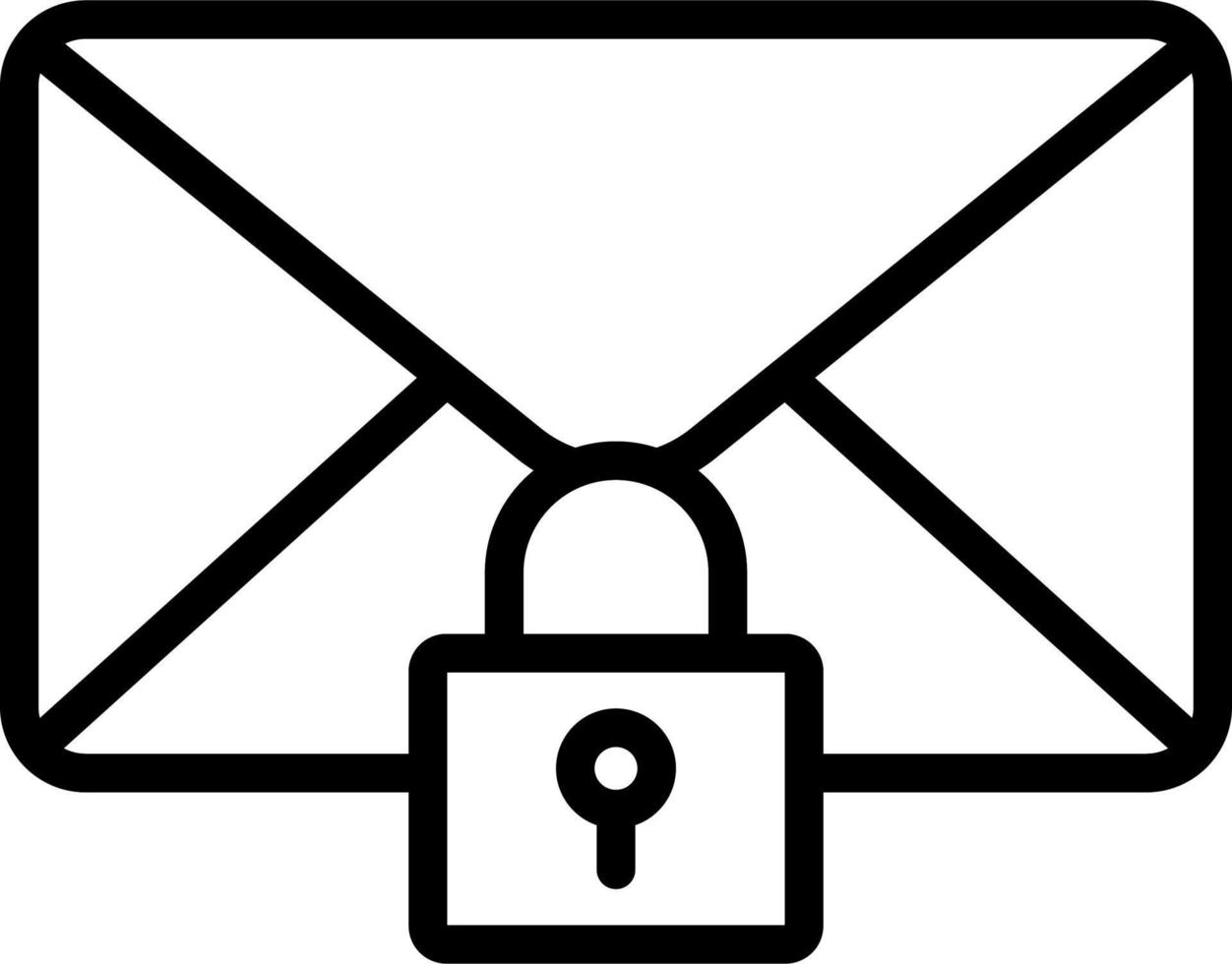 Mail Security Vector Icon