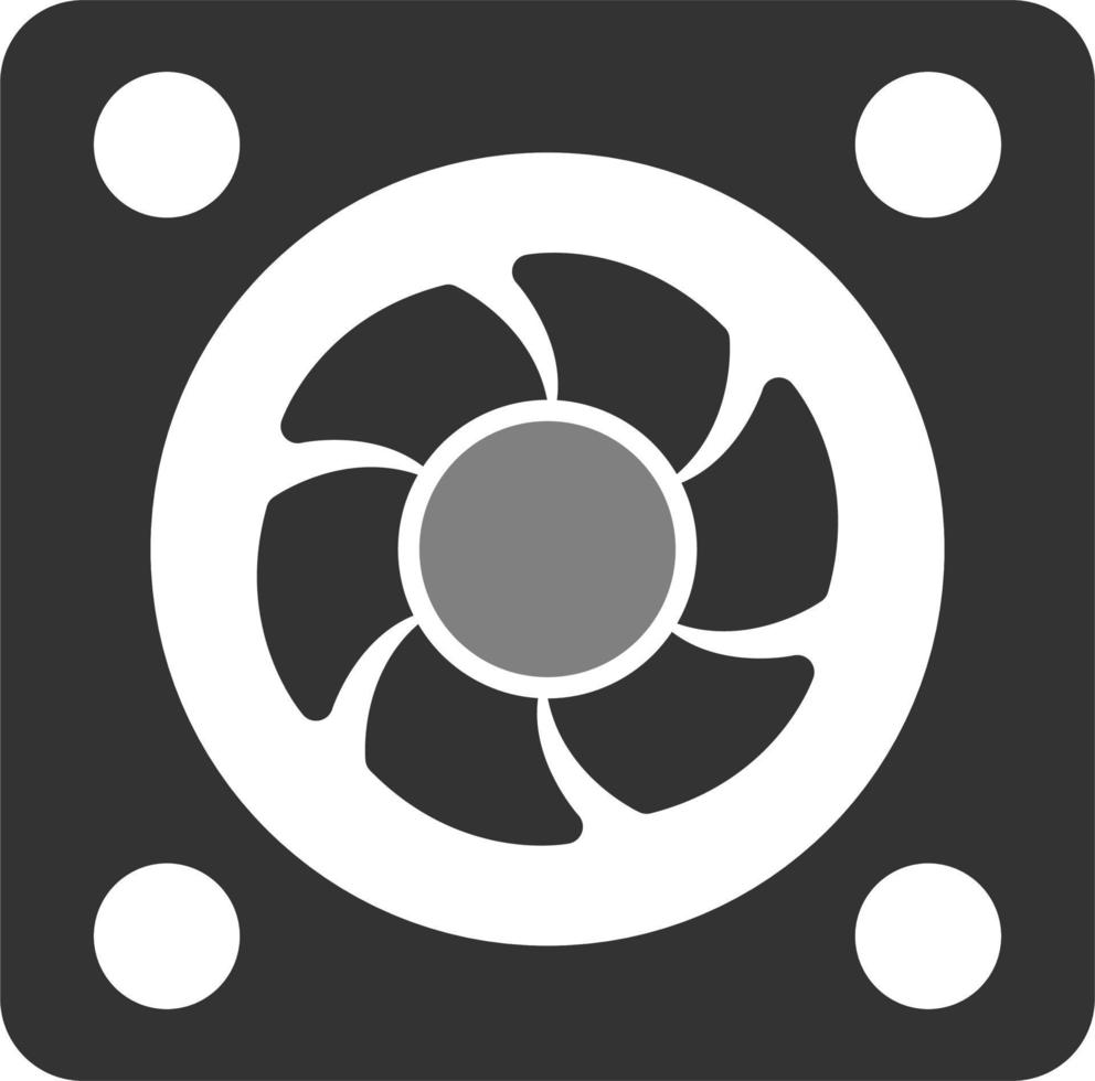 Cooling Fan Vector Icon