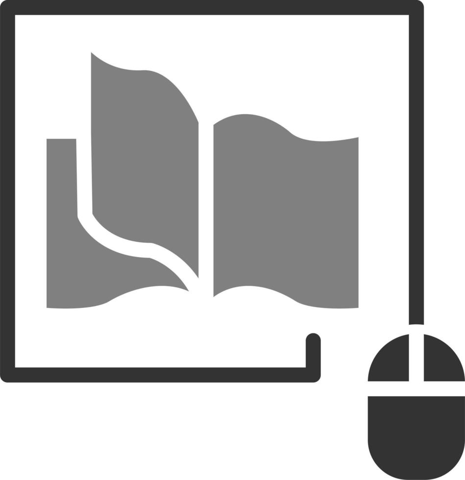 Digital Book Vector Icon