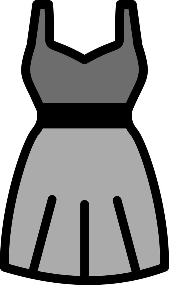 icono de vector de vestido de mujer