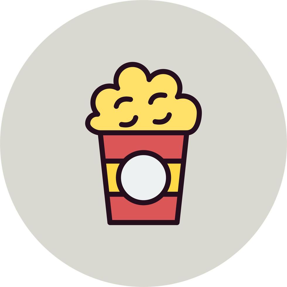 Popcorn Vector Icon