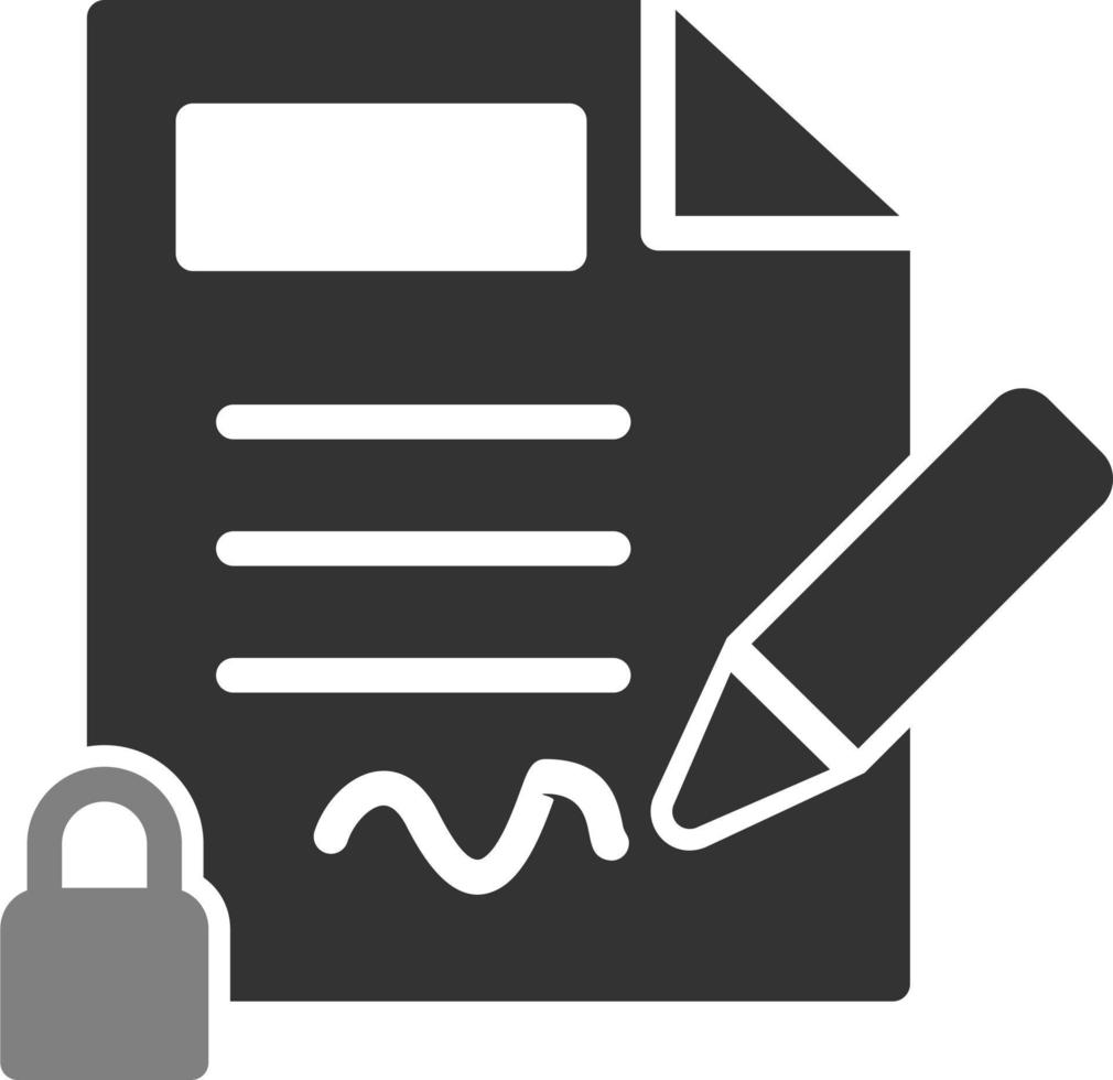 Confidentiality Vector Icon